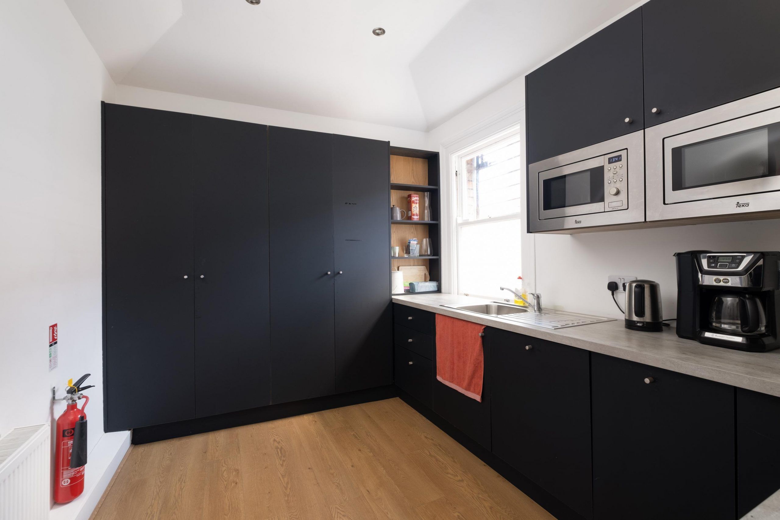 24 Baggot Street Upper, Dublin 2 - modern kitchen with black finish